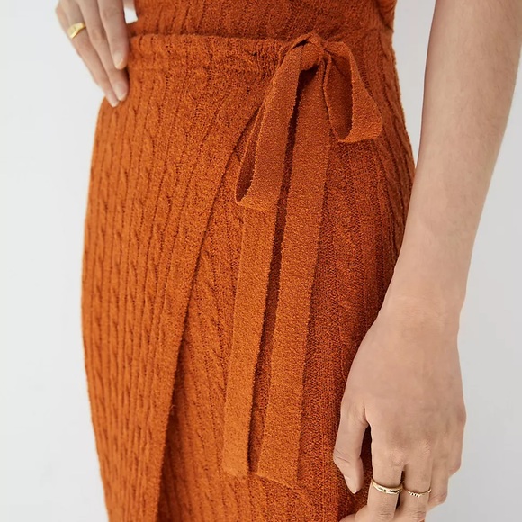 Anthropologie Current Air Ribbed Knit Skirt Set; NWT - Picture 3 of 5
